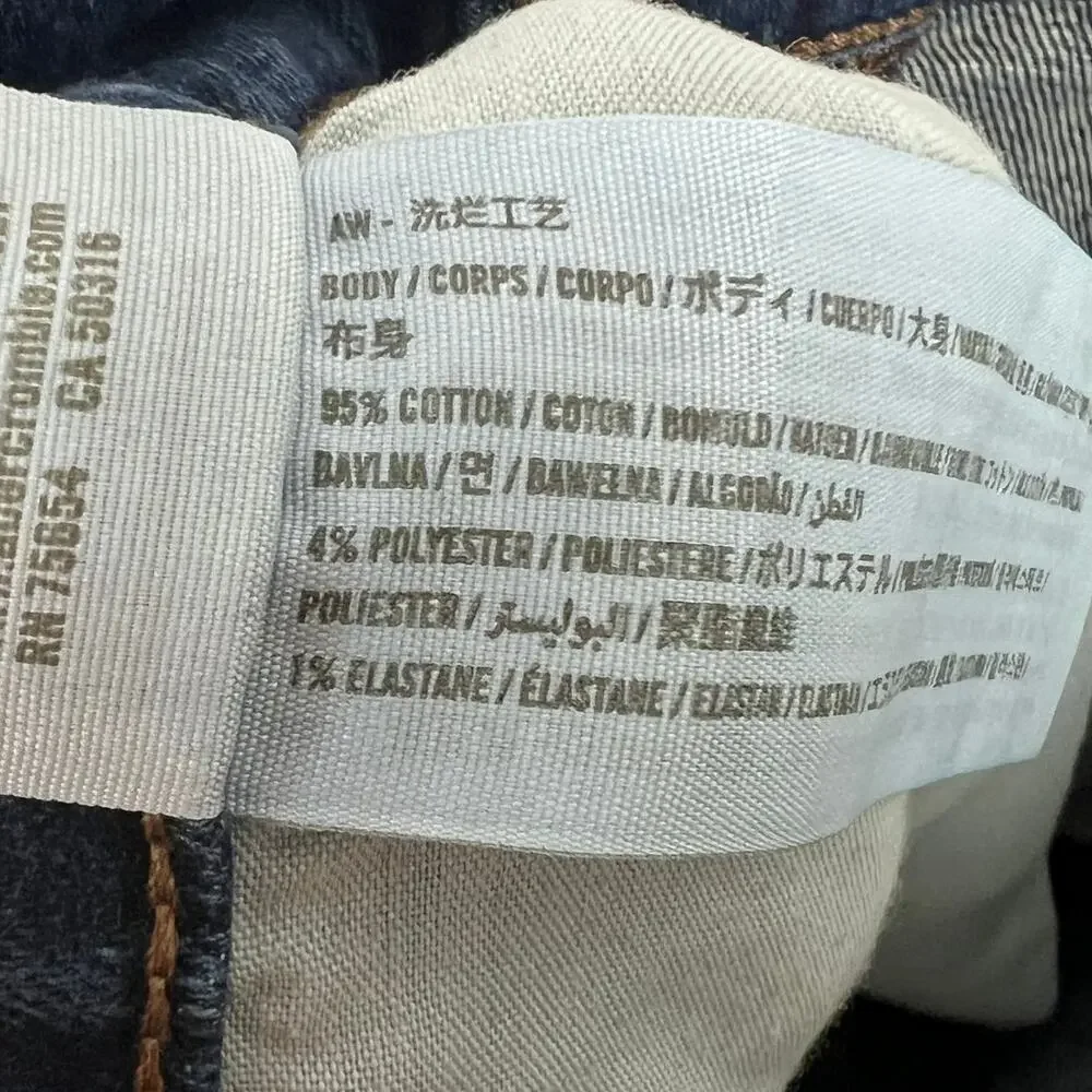 Hollister Mens 30x32 Y2K Skater Grunge Streetwear Epic Flex‎ Slim Straight Jeans